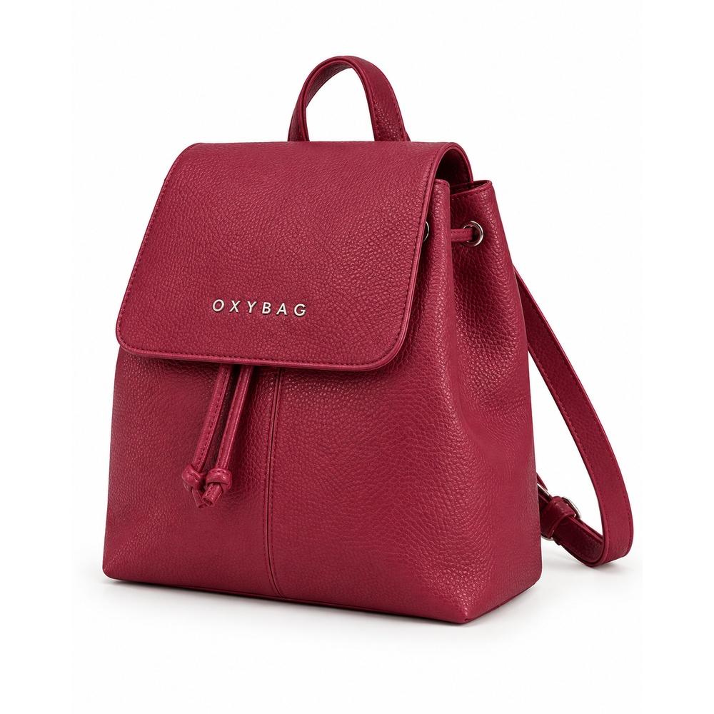 Dámský batoh LUXY Leather Bordeaux